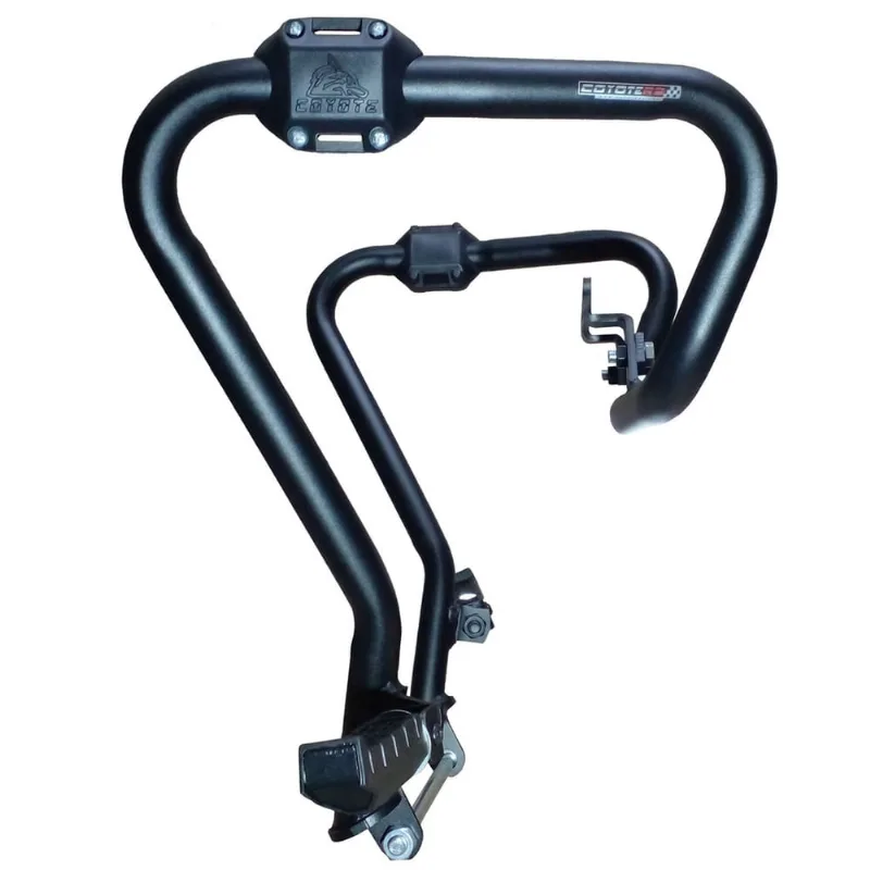 Protetor de Motor e Carenagem Coyote Preto com Pedais - cb 300 F Twister ano 2023 em Diante - Honda