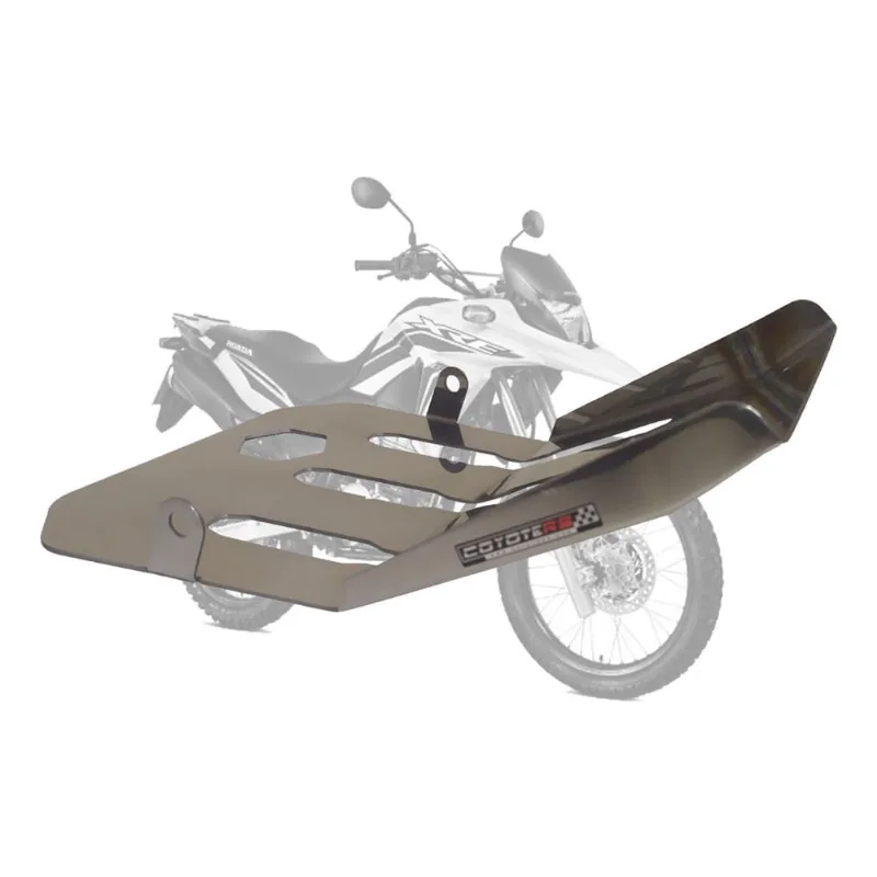 Protetor de Carter Coyote em Inox - xre 300 - Honda
