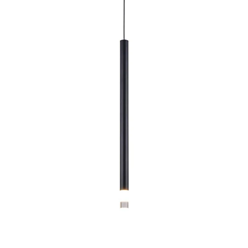 Lustre Pendente Nordecor Lana 2692 50cm Preto Led Bivolt Preto 2692 - NORDECOR