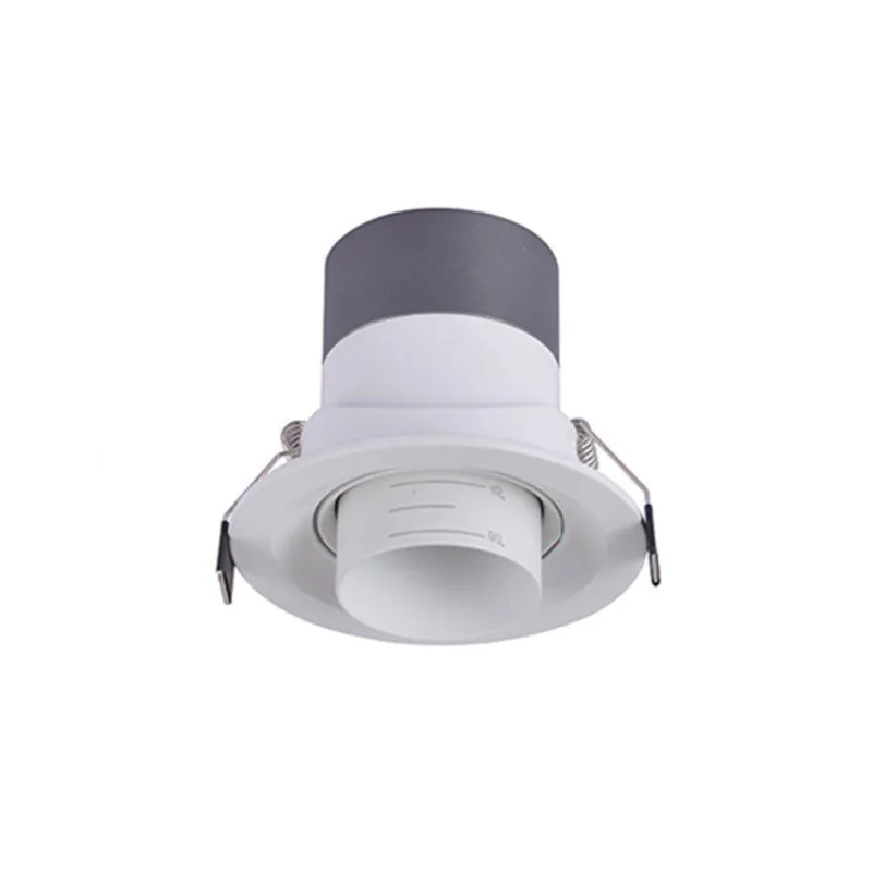 Spot De Embutir Nordecor Lova Led 15-60° Alto Irc 97 10w Bivolt Branco - 2700k - Luz Amarela - NORDECOR