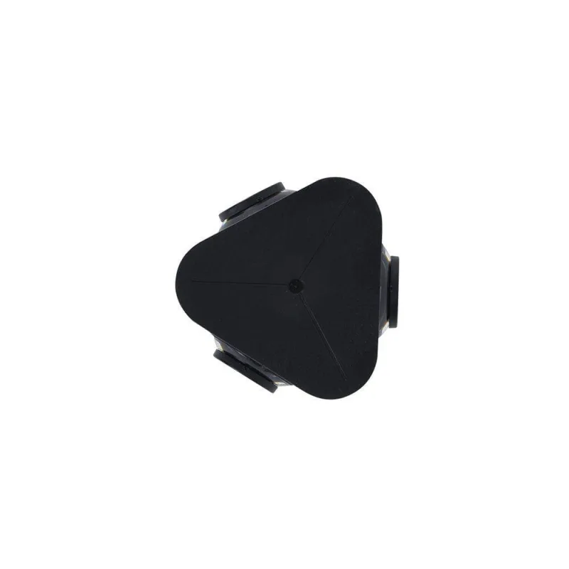 Arandela Flou Ray com LED Embutido IP65 3W Luz Amarela Preto Nordecor Iluminação Bivolt - NORDECOR