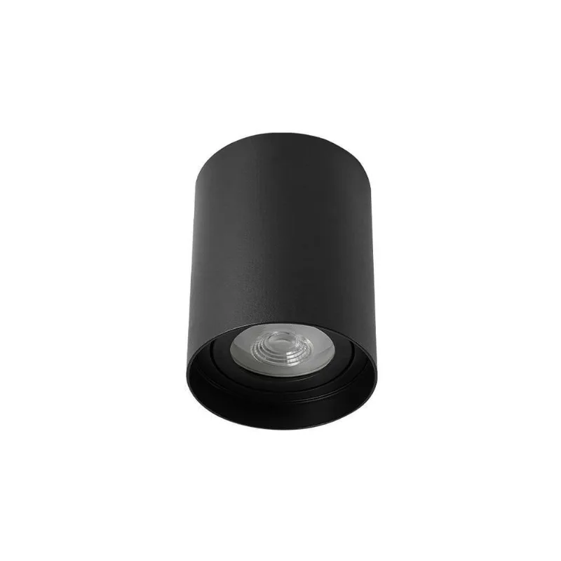 Spot De Sobrepor Recuado Nordecor Loyo Up Par 20 E27 Redondo Preto - NORDECOR