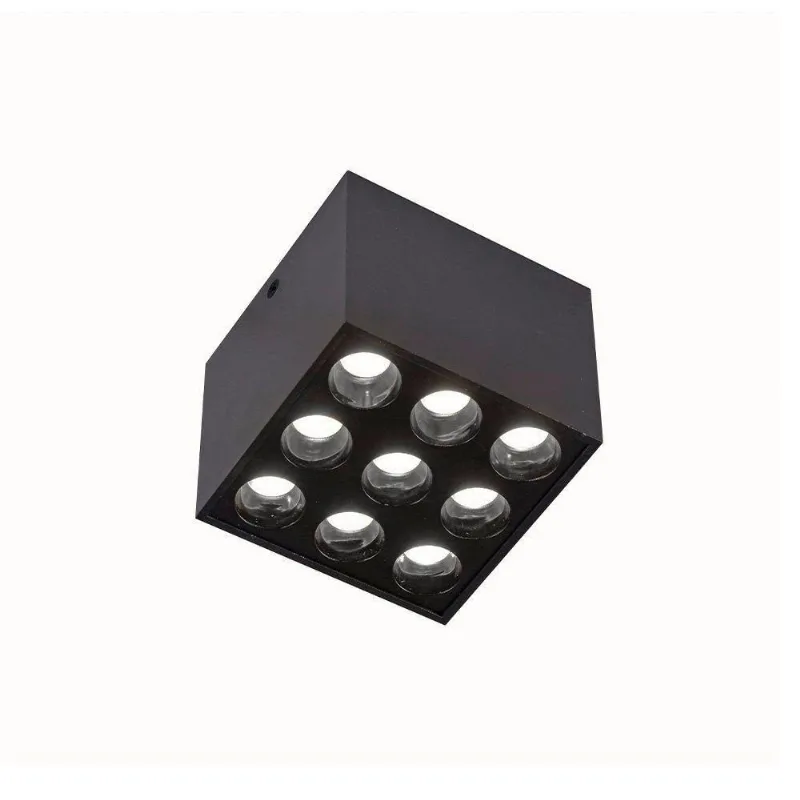 Spot De Sobrepor Nordecor Downlight Powerus Led Alto Irc 90 18w Bivolt Preto 4000K - NORDECOR