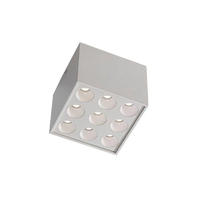 Spot De Sobrepor Nordecor Downlight Powerus Led Alto Irc 90 18w Bivolt Lente Branca 4000K - NORDECOR