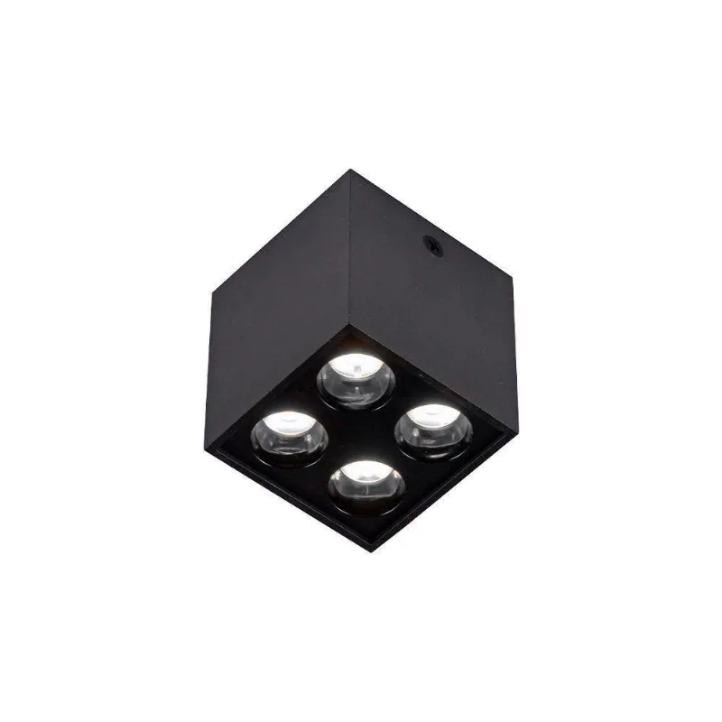 Spot De Sobrepor Nordecor Downlight Powerus Led Alto Irc 90 8w Bivolt Preto 4000K - NORDECOR