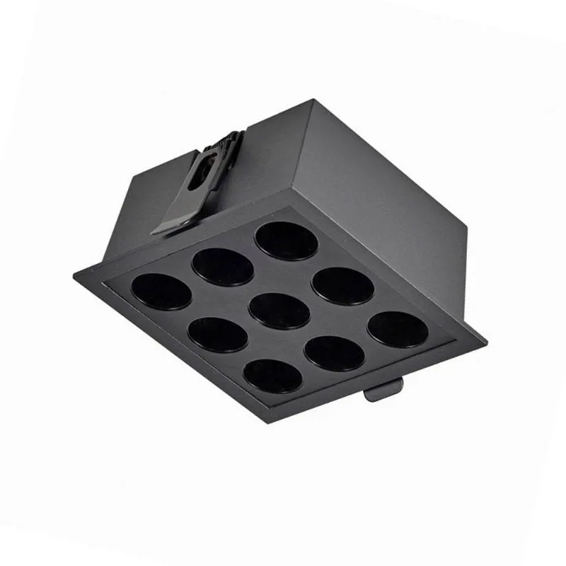 Spot De Embutir Nordecor Downlight Powerus Led Alto Irc 90 18w Bivolt Preto 4000k - NORDECOR