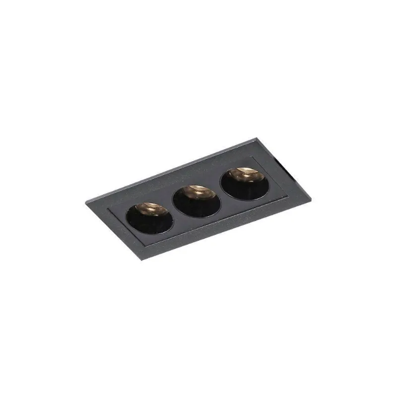 Spot De Embutir Nordecor Downlight Powerus Led Alto Irc 90 6w Bivolt Preto 4000k - NORDECOR