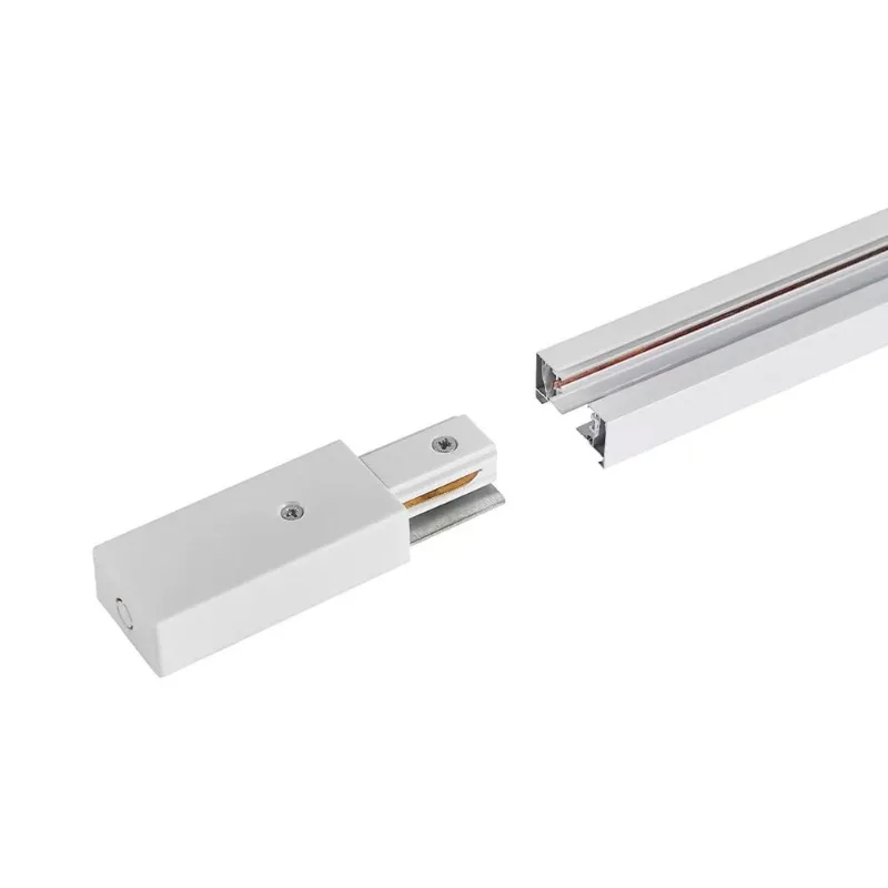 Trilho Eletrificado com Canaleta Nordecor Branco 2m - NORDECOR