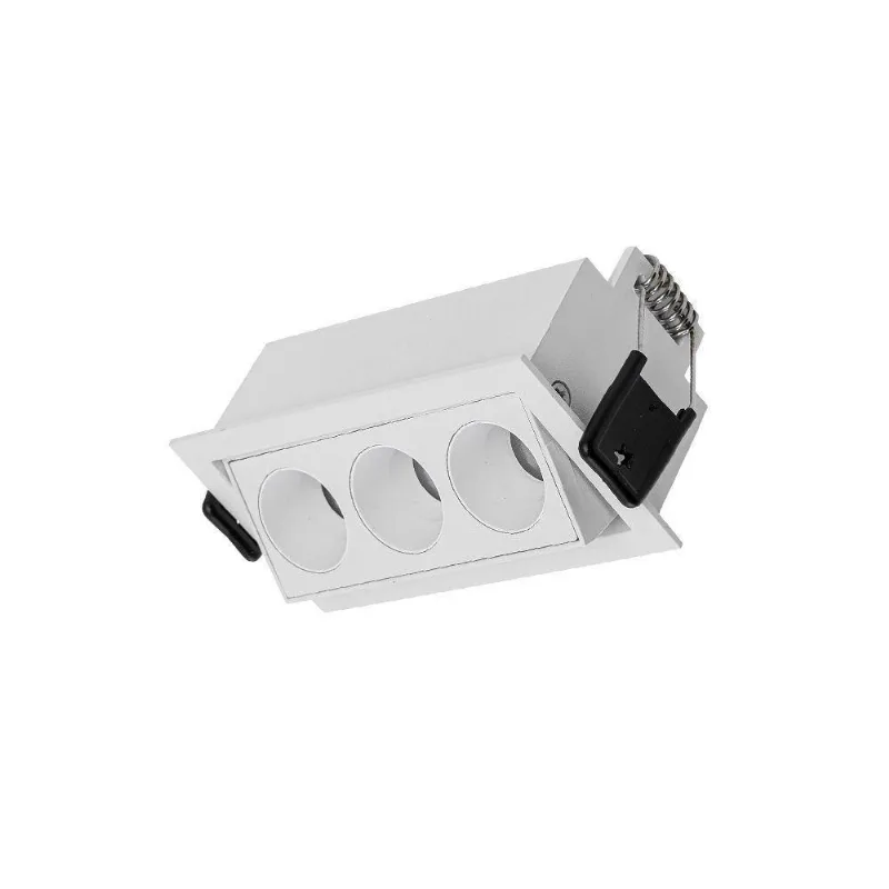 Spot De Embutir Nordecor Downlight Powerus Led Direcionável Alto Irc 90 6w Bivolt Lente Branca 3000k - NORDECOR