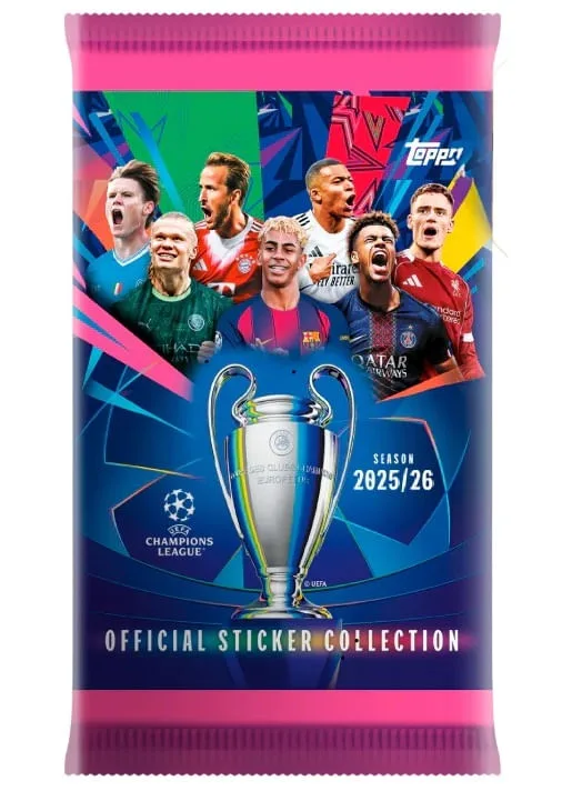 Uefa Champions League 2025/26 (6 Cards) - Topps - LC - Livros