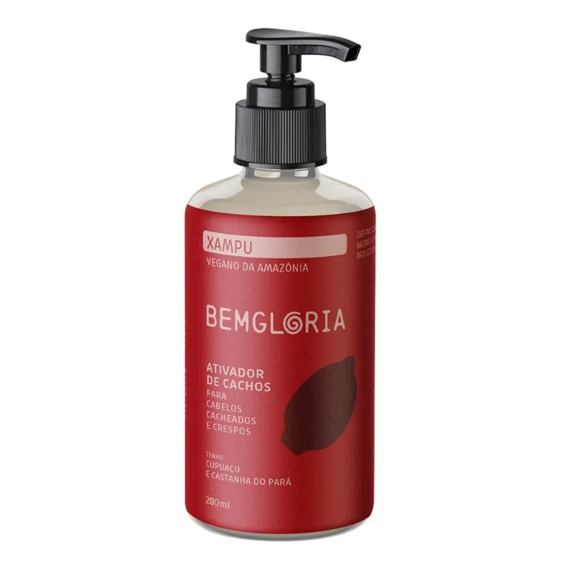 Shampoo Bemgloria Ativador de Cachos 200ml