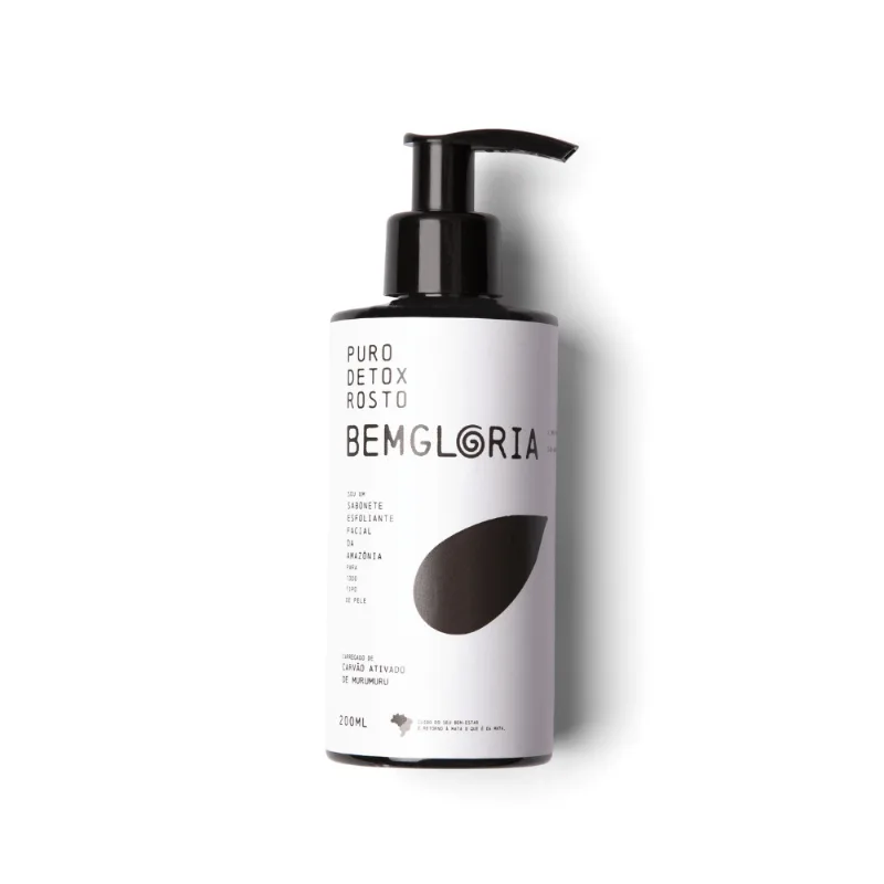 Sabonete Puro Detox vegano BemGloria 200ml