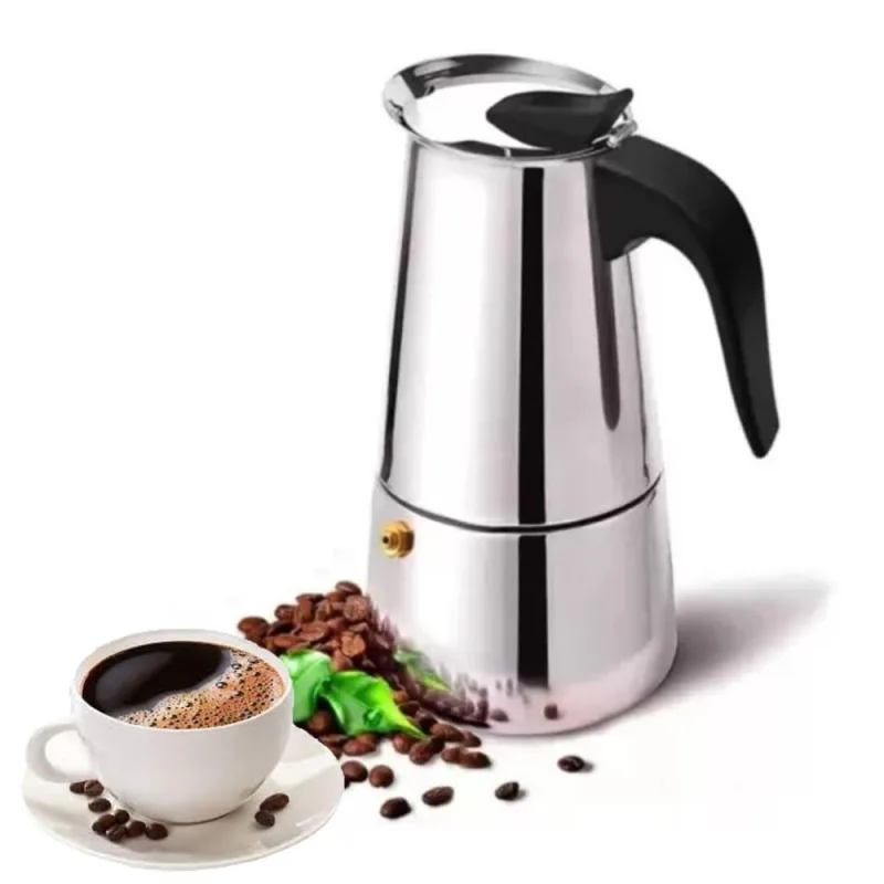 Cafeteira Italiana Inox Expresso Manual 200Ml 4 Xícaras Café - Não Disponível