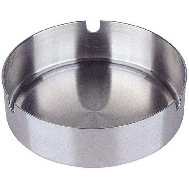 Cinzeiro Em Inox Redondo Kehome Metálico
