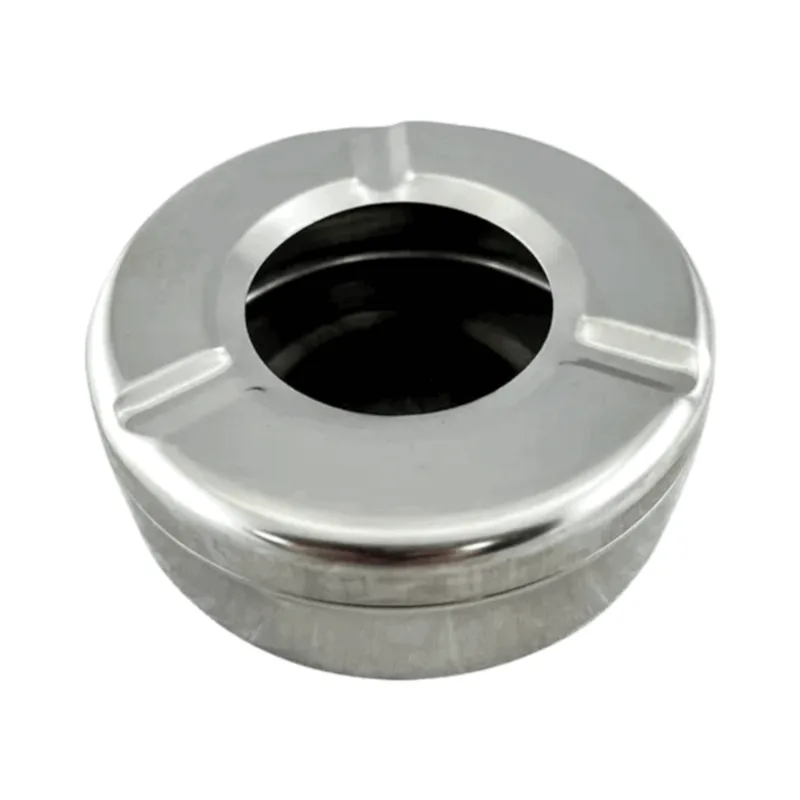CINZEIRO INOX REDONDO 10CM R.7403 ÚNICA