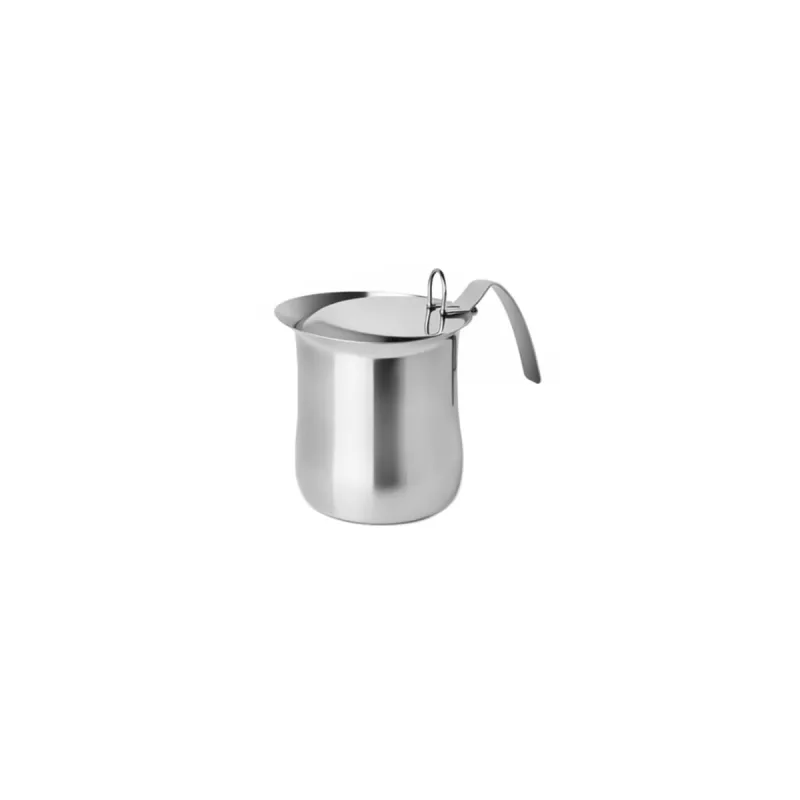 Leiteira Chaleira Bule Tampa Aço Inox Bar Cafeteria 300ml - KeHome