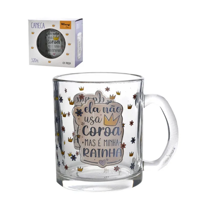 Caneca Dia das Maes Rainha 320ml