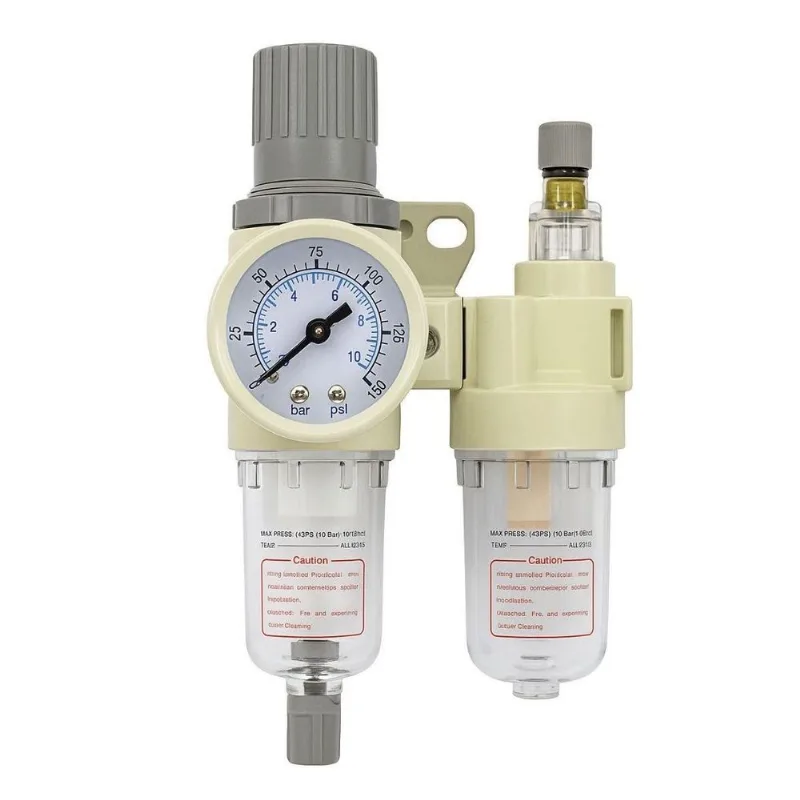 Lubrifil 1/4 Com Manometro - Pn Afc2000 Branco