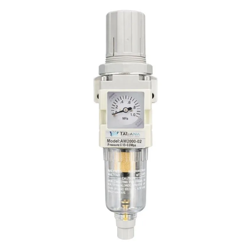 Regulador De Pressão Pneumática Filtro Compressor Aw2000-02
