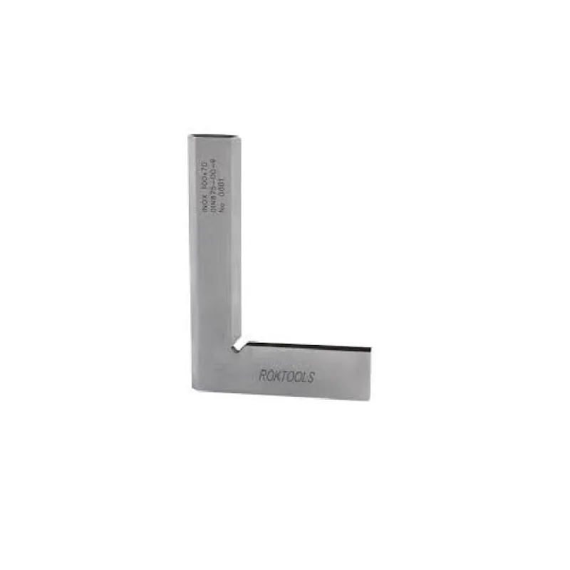 Esquadro Precisão 300x200mm Borda Chanfrada 90 Novotest.br