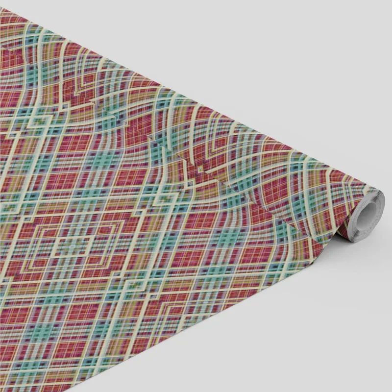 Tecido Oxford Estampado Xadrez Escocês Pink Colorido - 1,40m