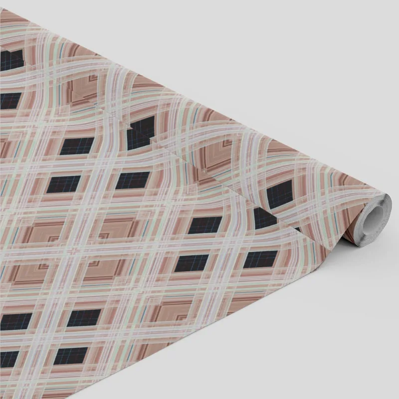 Tecido Oxford Estampado Xadrez Escocês Rosa Tons - 1,40m
