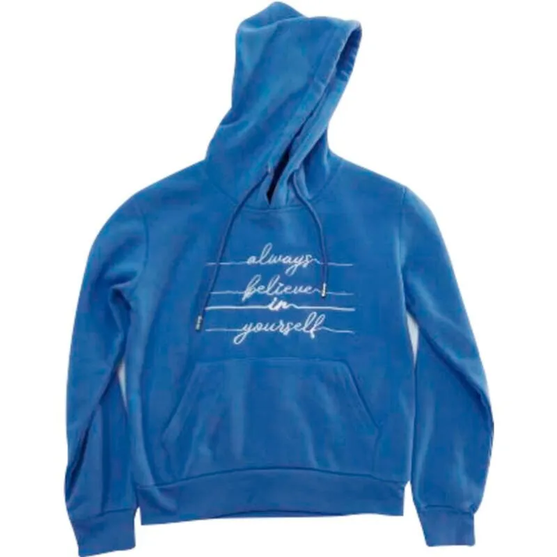 Blusa Moletom Canguru Blue Bay Menina Tamanho 10 a 16 Un
