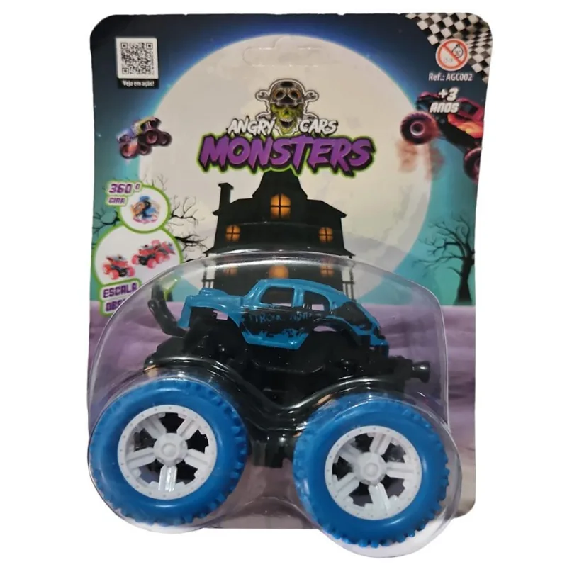 Carrinho Fricção Monster Truck 1:64 Escala Radical Suspensão