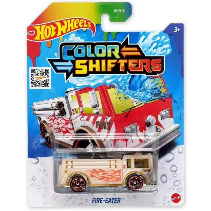 Carrinho Hot Wheels Muda De Cor Shifters Mattel 1-64 Fire Eater