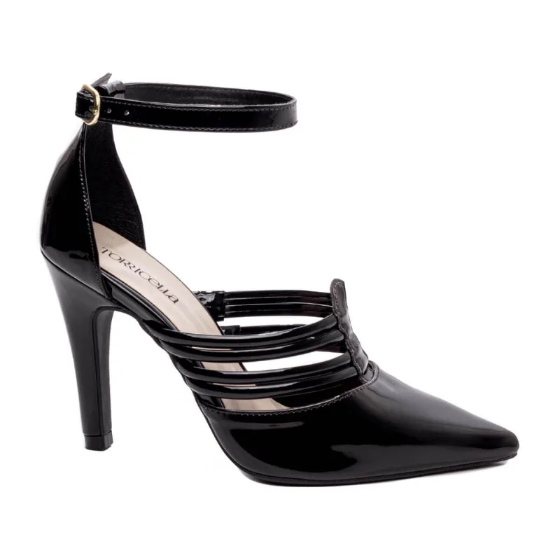 Sapato Scarpin Salto Alto Bico Fino Preto Torricella