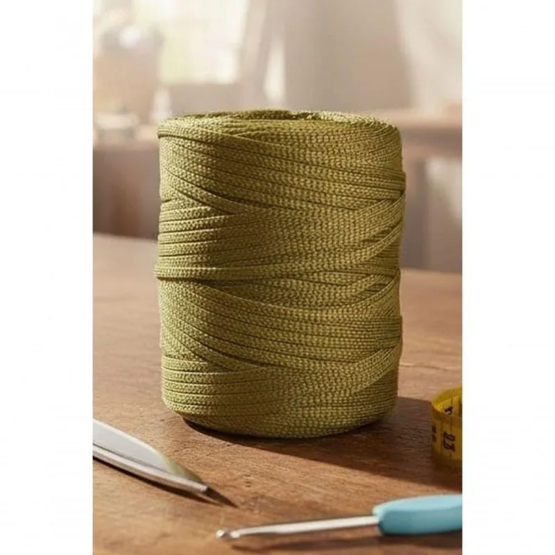 Fio Náutico para Artesanato Fio Náutico Premium 100% Poliéster 5mm 500g Dourado - OUTRAS - Agro