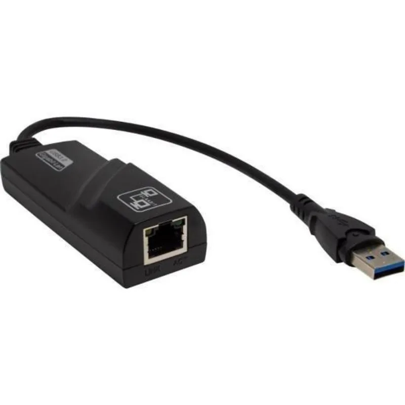 Conversor Giga USB Para RJ-45 Ethernet Storm - Preto