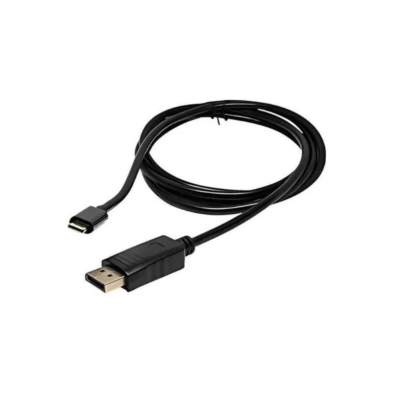 Cabo Displayport para USB-C Display Port Macho 1.2V 4K 60Hz 1,8M Preto NWT
