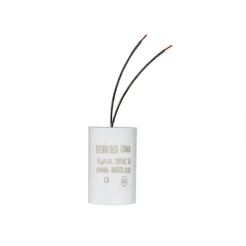 Capacitor Polipropileno Cbb 60 - 8Ufx250V - 40/85/21