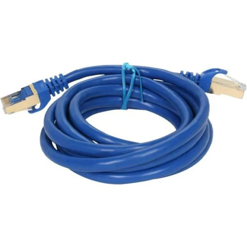 Patch Cord Cat7 2,5m Azul PlusCable - Plus Cable - Games
