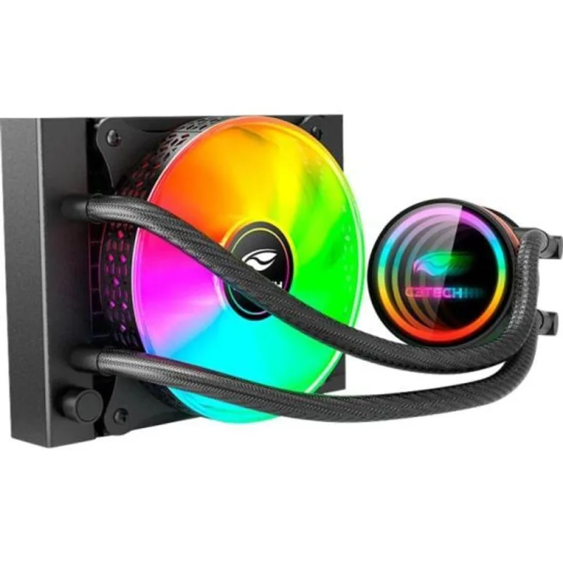 Water Cooler FC-W120RGB Refrigeração Líquida TDP 155W Iluminação RGB Preto C3tech - C3tech