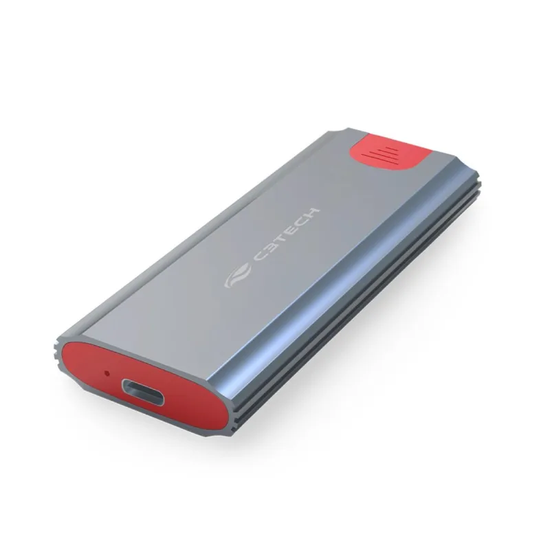 Case Para Ssd M.2 Nvme - Usb-c - Cabo Incluso - Prata - C3tech Ch-m500si