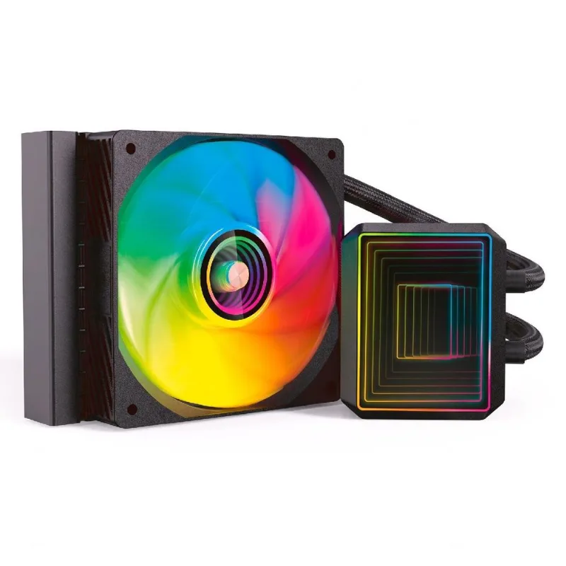 Water Cooler C3tech FC-W120BKV2 (Intel / AMD) - 120mm - TDP 250W - RGB - Preto