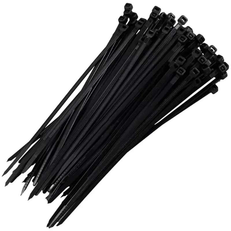 Abraçadeira Nylon Preta Enforca Gato 4,8 X 200mm 100 Un