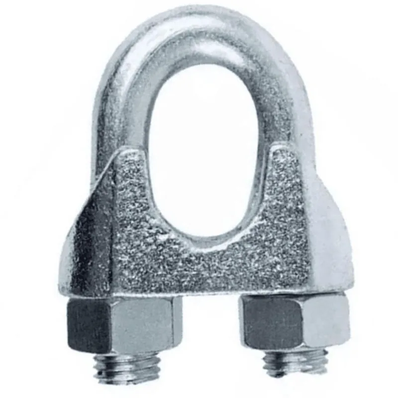 Grampo (clips) Para Cabo De Aço 1/2 - 12,70mm Galvanizado - Fertak