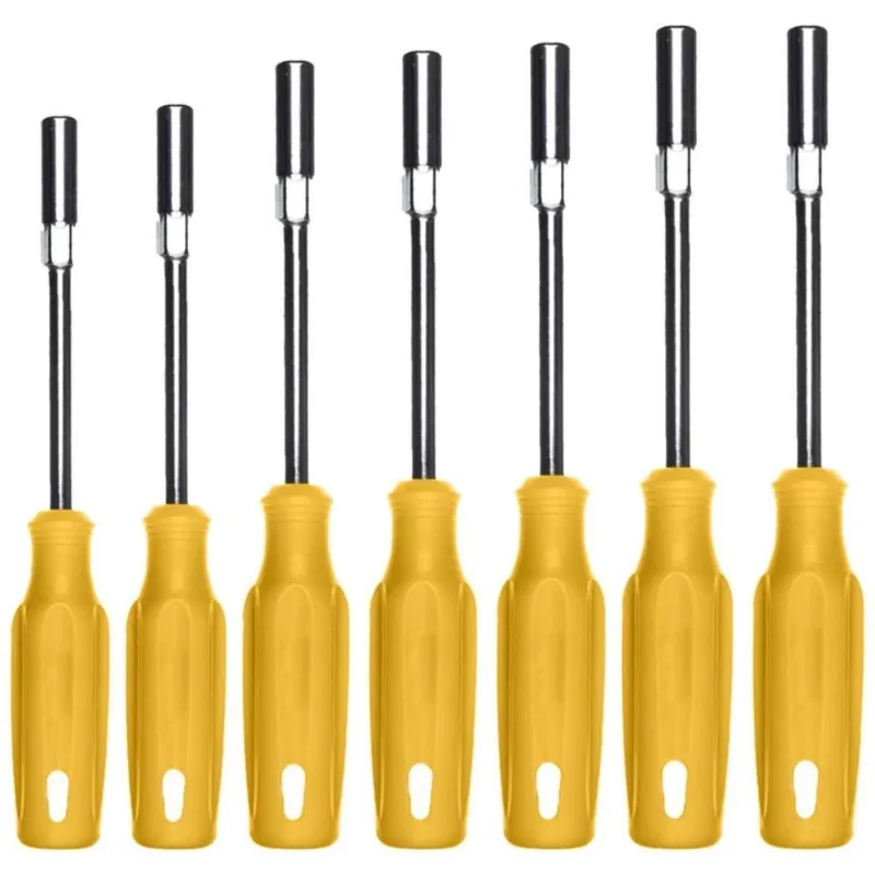 Kit Jogo Chave Canhão Soquete Profissional 7 Pçs - 5 À 13mm