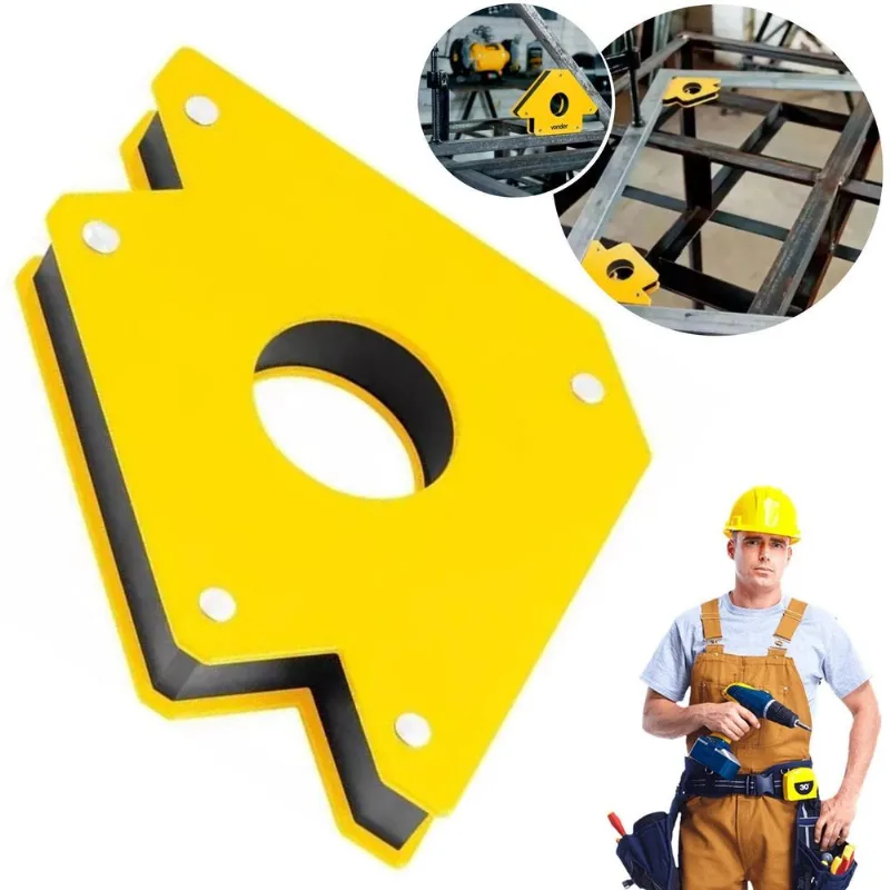 Esquadro Magnético Para Solda E Montagem Industrial 35kg