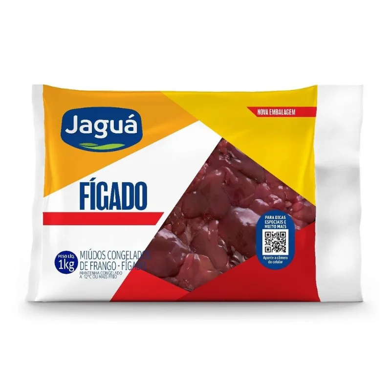 Fígado de Frango Jaguá Congelado Pacote 1Kg