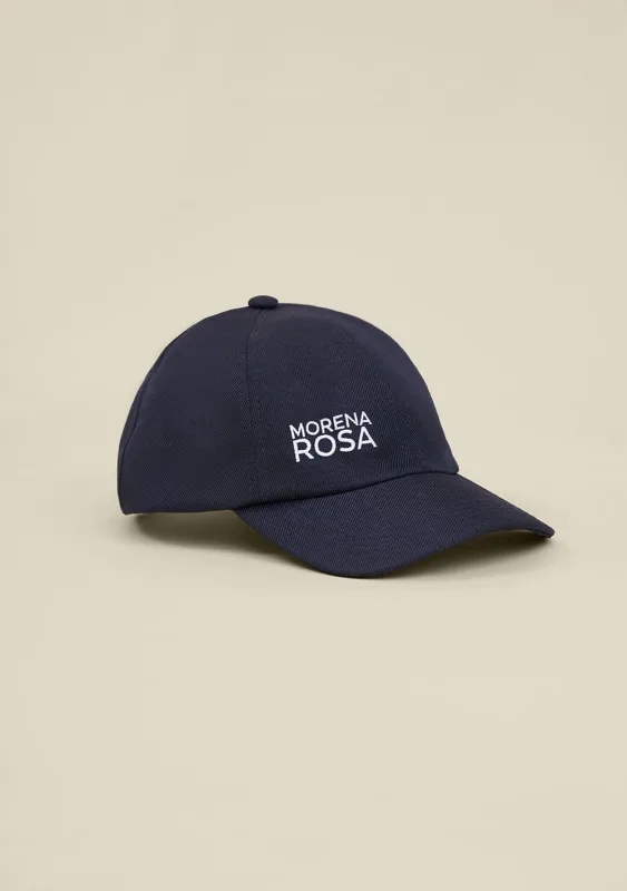 Boné Morena Rosa Tradicional Sarja Bordado Frontal Azul Marinho - Morena Rosa