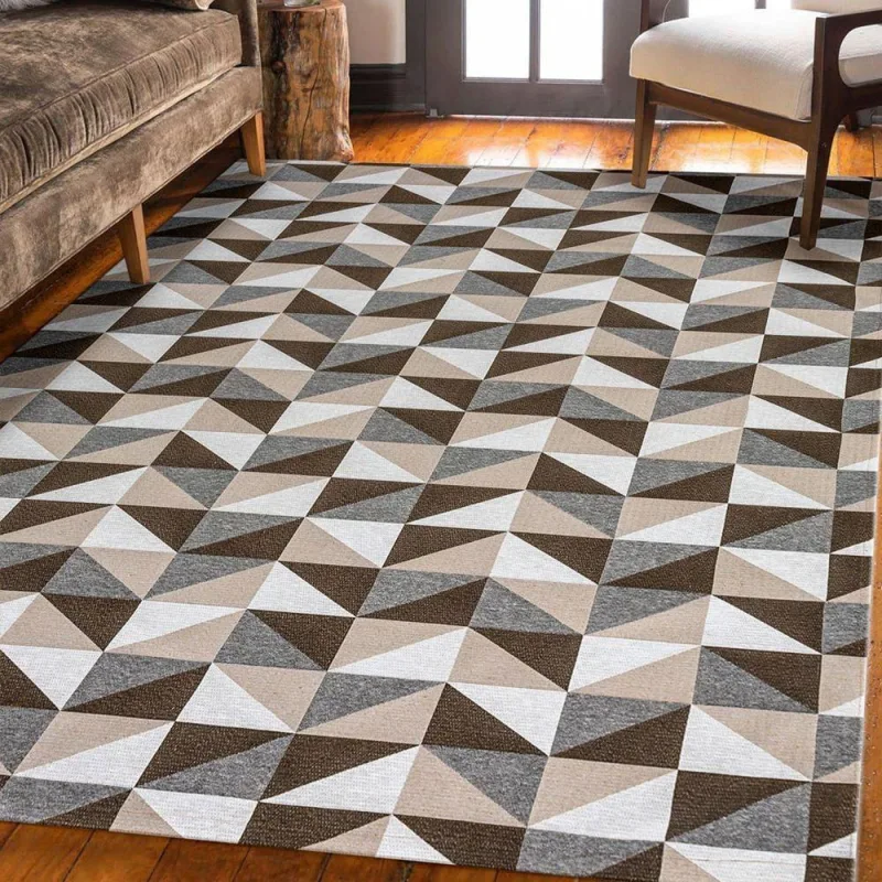Tapete Em Tecido Jacquard Com Látex 2,00 M X 2,50 M 75% Algodão, 25% Poliéster - Dallas Caramelo - EDDI CASA