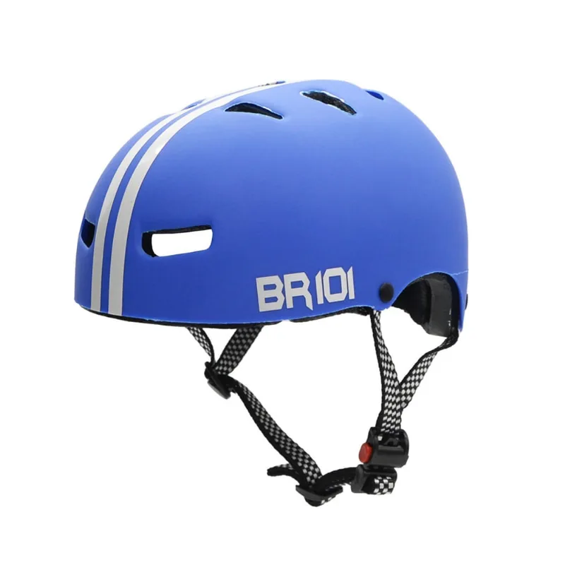 Capacete Br101 Urbano Profissional Azul Fosco