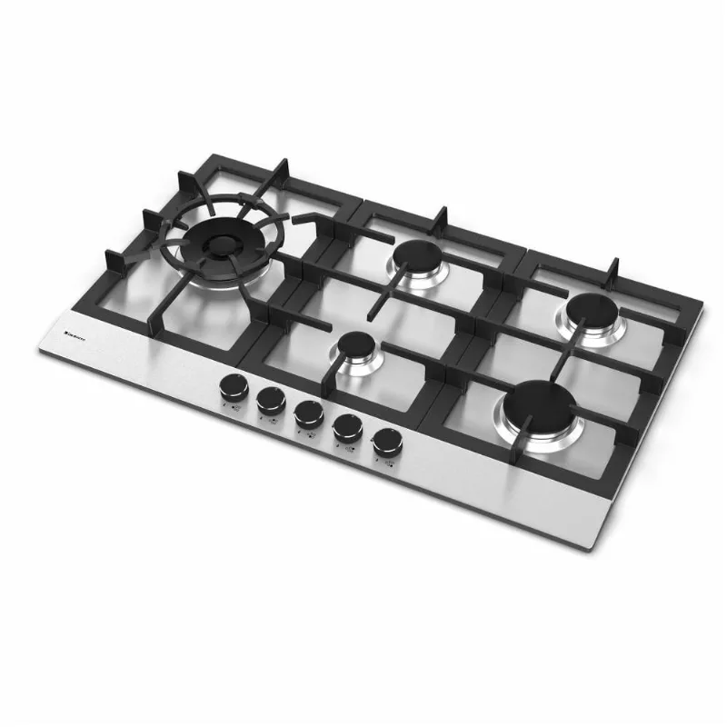 Cooktop 5 Bocas Aço Inox Sabaf Zurique 90cm Superautomático - Debacco