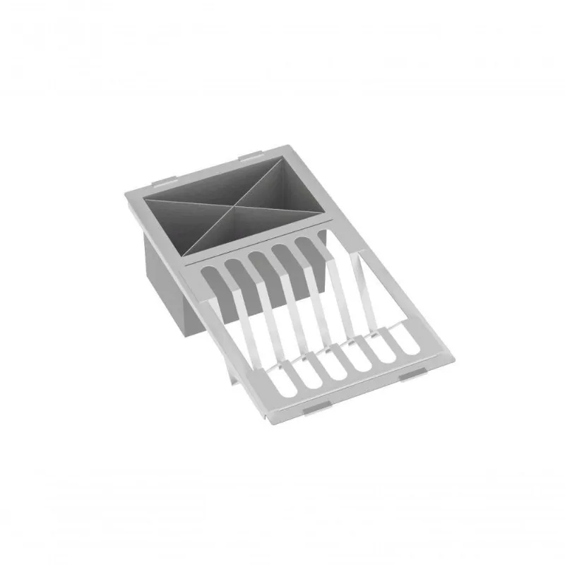 Escorredor Porta Talher/prato Quadratino Gourmet 1100 Aço Inox - Debacco