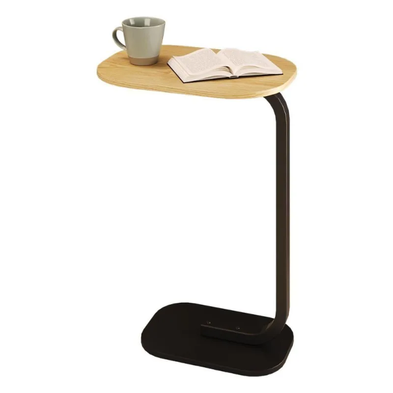 Mesa De Apoio Retangular G7004 Sala De Estar Nature/preto Nature/preto - OUTRAS