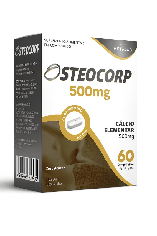Osteocorp 500mg Com 60 Comprimidos - Metalab